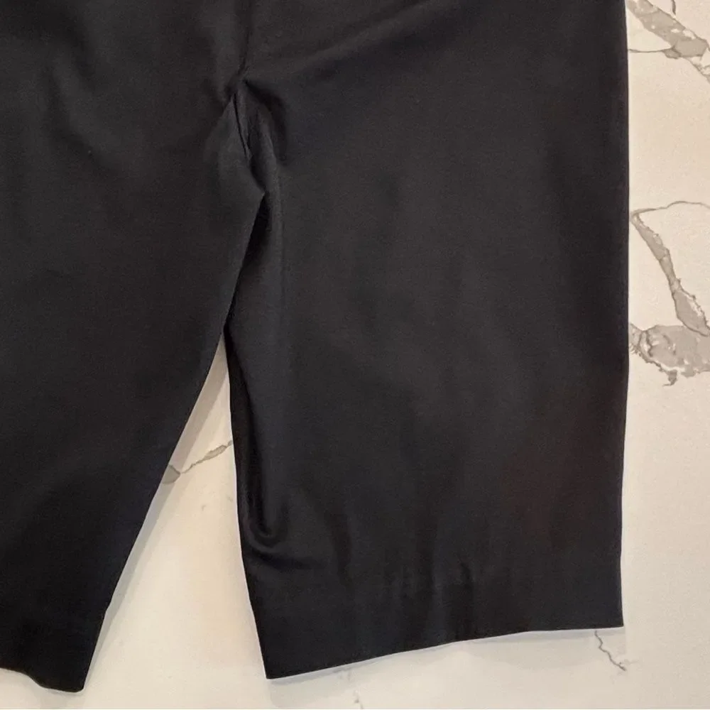 Worthington Black Modern Fit Satin Finish Bermuda Chino Casual Shorts Size 4